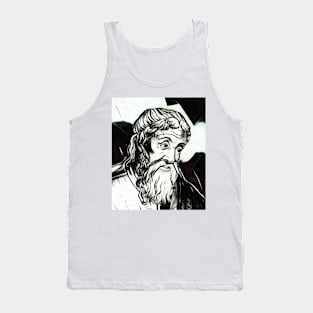 Strabo Black And White Portrait | Strabo Artwork 3 Tank Top